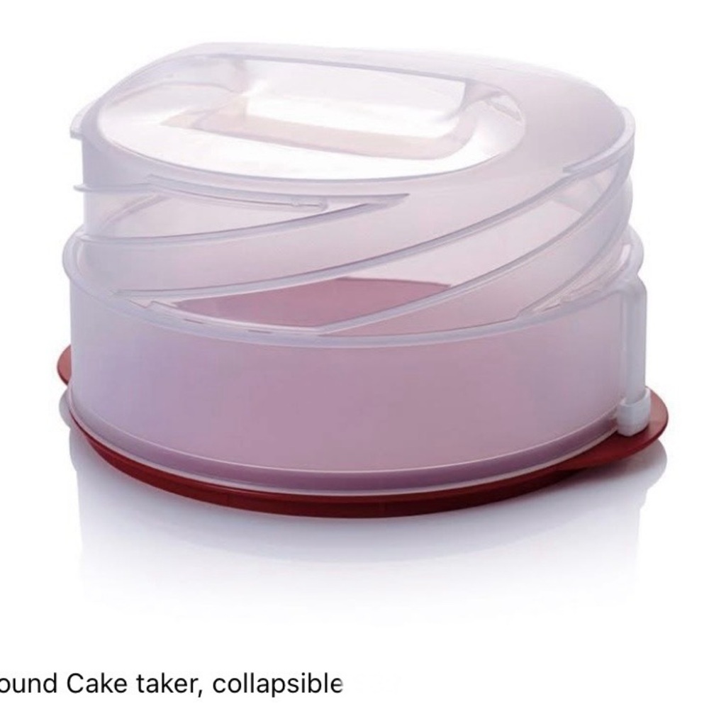 Tupperware Collapsible Cake Taker